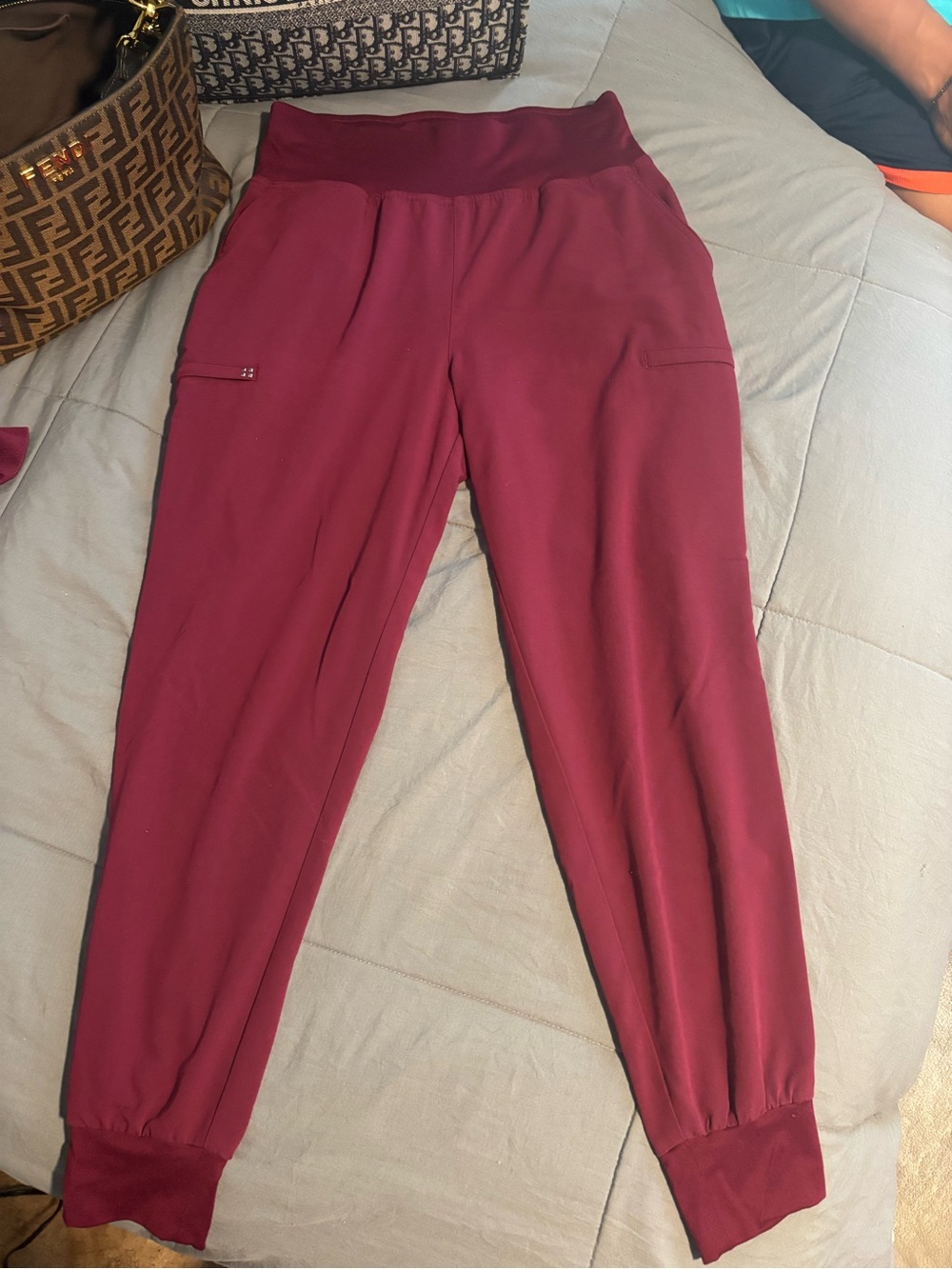 Women's Maroon Jogger Pants